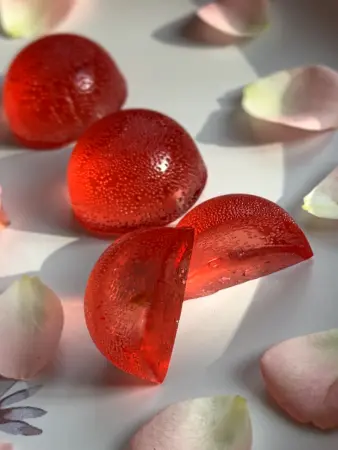 Мармелад цветочный Роза в крафтовой упаковке 100 г